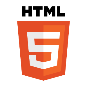 Photo of the HTML logo